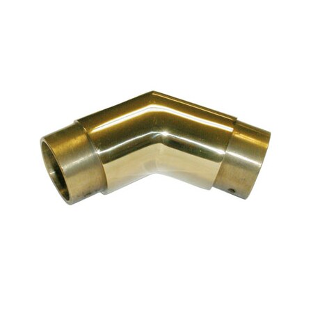 Lavi 1-1/2 In. Polished Brass Flush Elbow 135 Degree